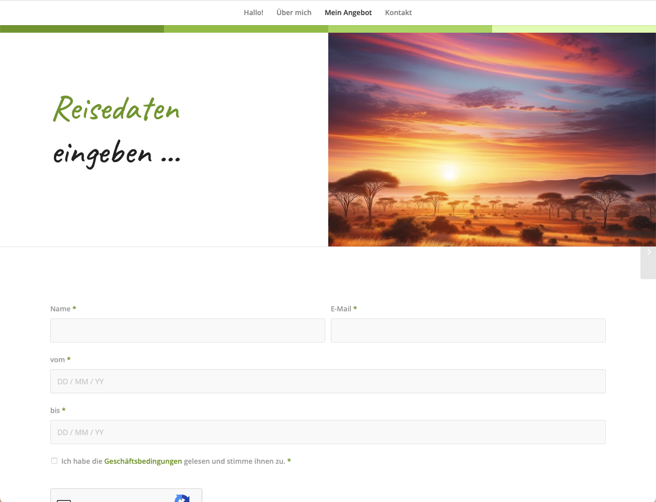 Automatisation - Reise buchen