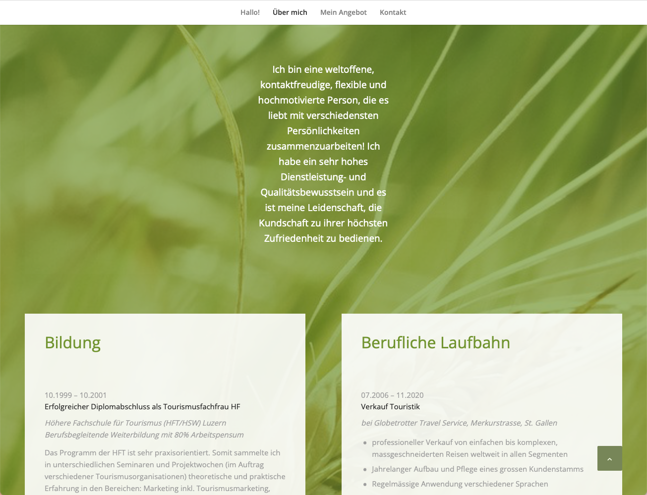 Presentation - Lebenslauf