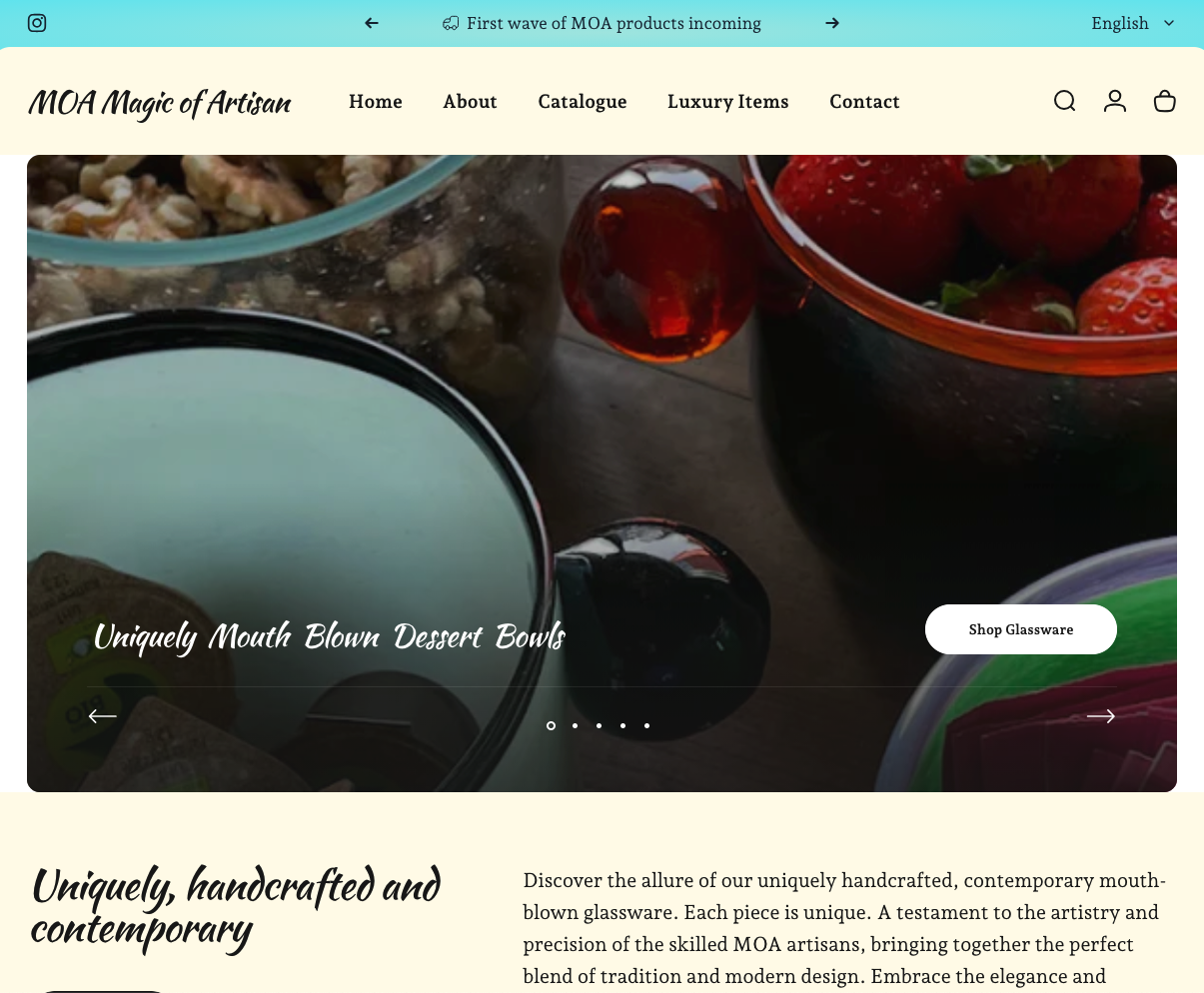 Schaufenster Dessert Bowls