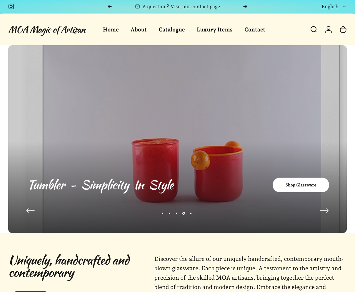 Schaufenster Tumbler ohne Deko